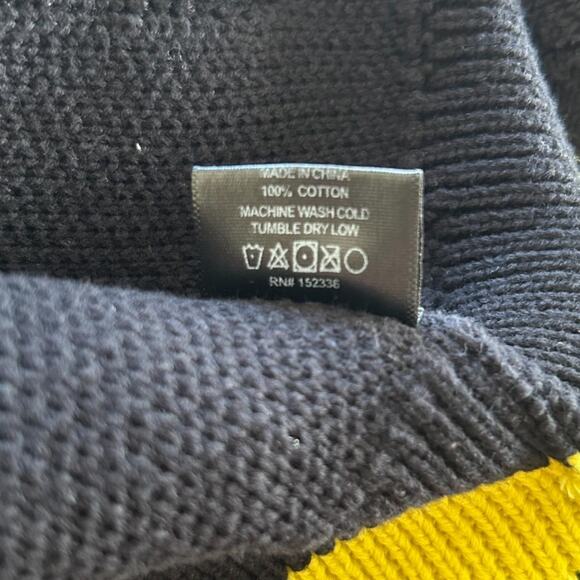 Cardigan Utah Jazz Letterman Sweater by Keiser Clark Men's 2XL Yellow & Black - Picture 7 of 10